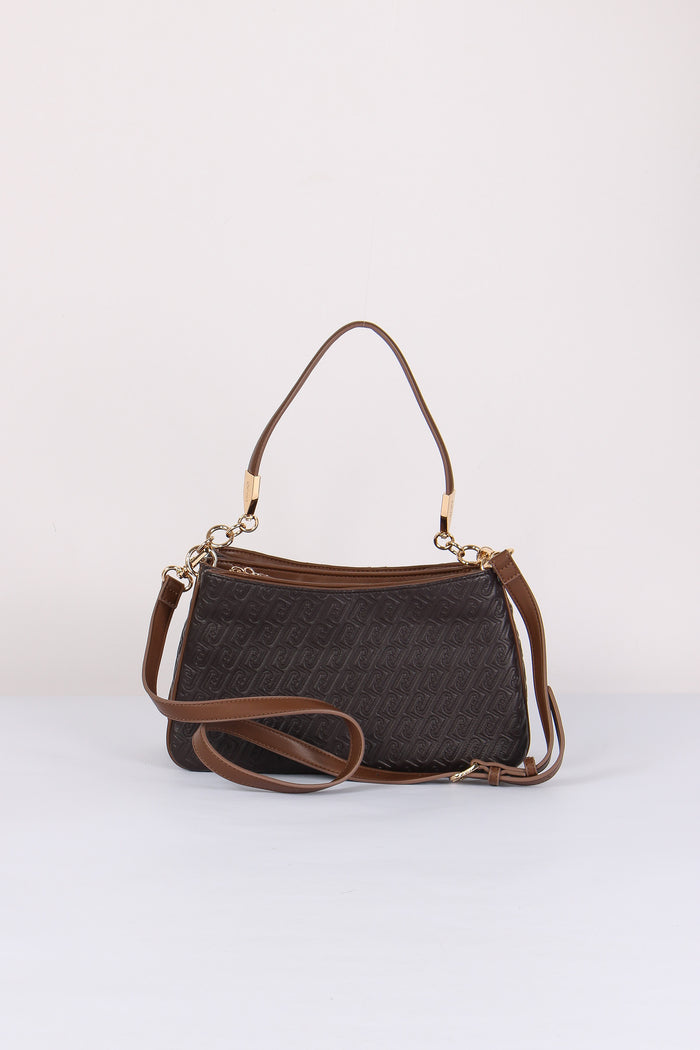 Tracolla 3 Scomparti Deep Brown-3
