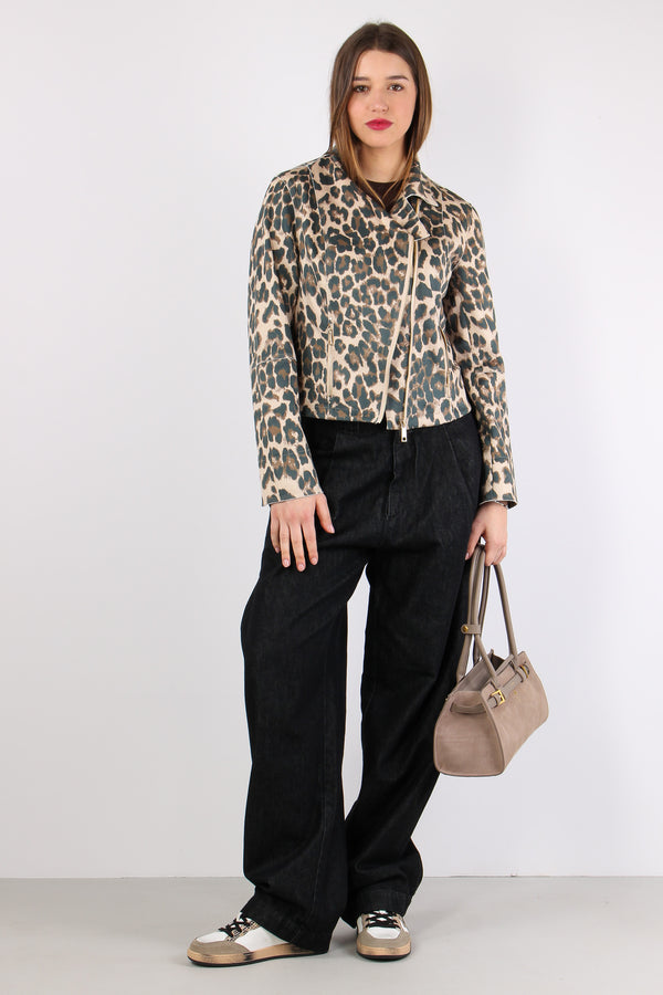 Chiodo Ecocamoscio Leopard