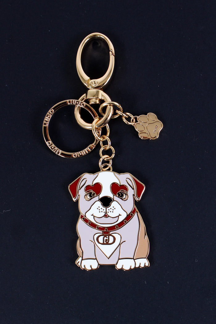 Portachiavi Bulldog Brass Gold-3