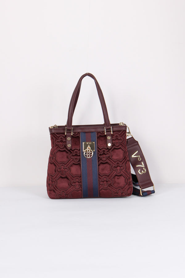 Cate Mini Shopping Bordeaux/blu