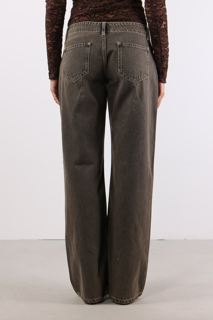 Denim Vita Bassa Gamba Regular Moro-4