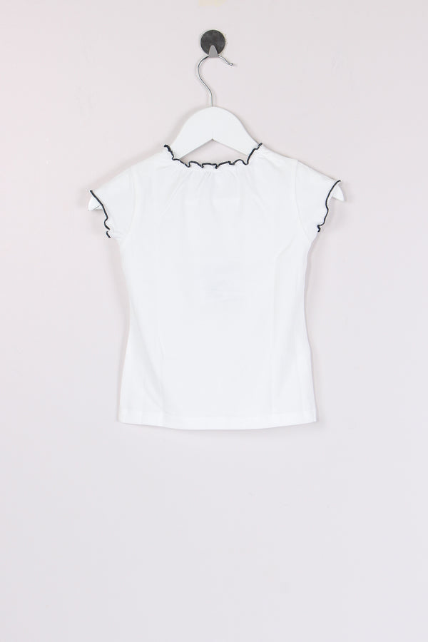 T-shirt Profilo Contrasto Blu-2