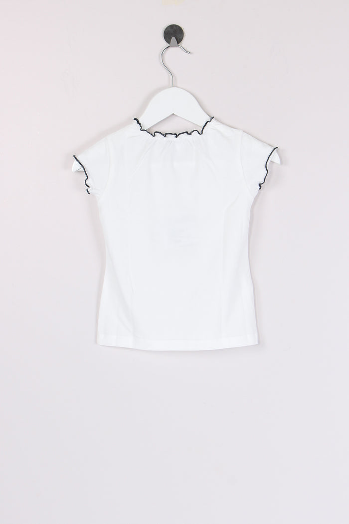 T-shirt Profilo Contrasto Blu-2
