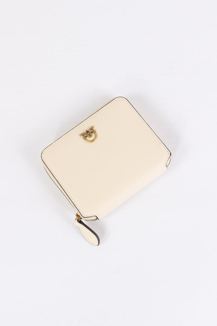 Taylor Portafoglio Zip Around Bianco Seta-2