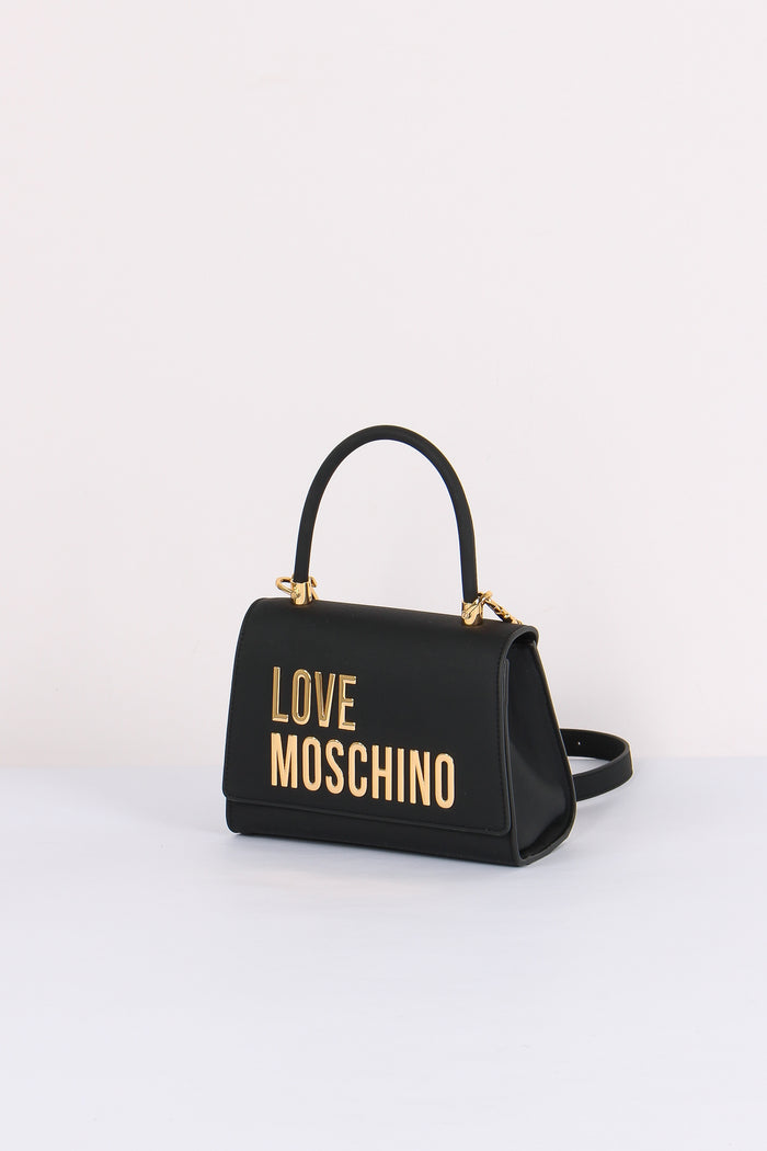 Bauletto Lettering Oro Nero-2