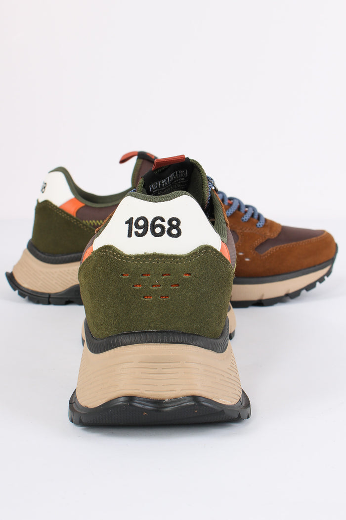 Sneaker Fire & Camping Marrone-4