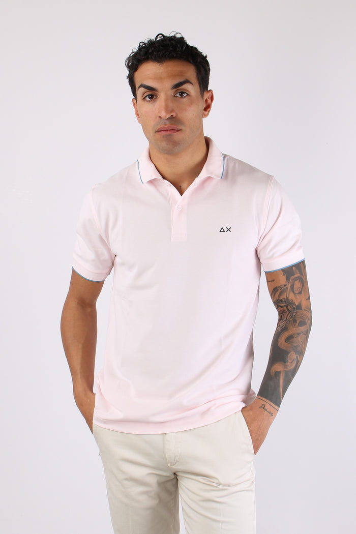 Polo Profilo Sottile Rosa-4