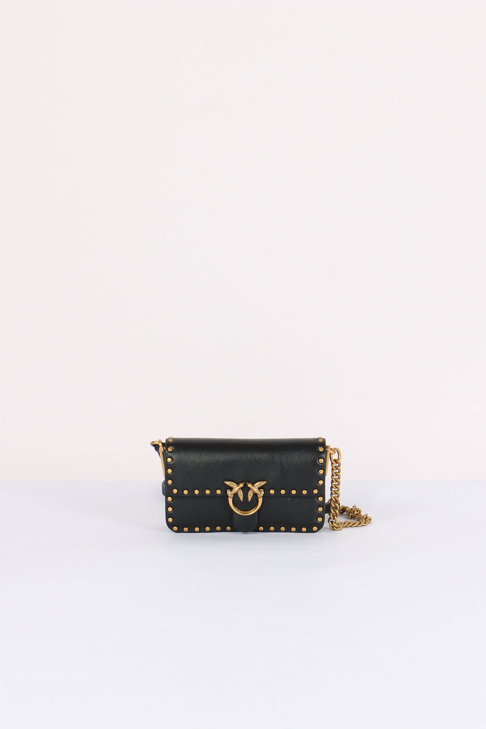 Tracollina Love One Mini Slouchy Nero/antique Gold