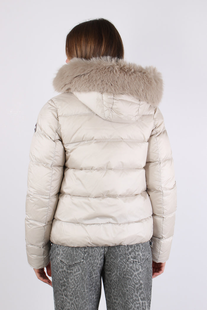 Piumino Over Ecopelliccia Canapa-6