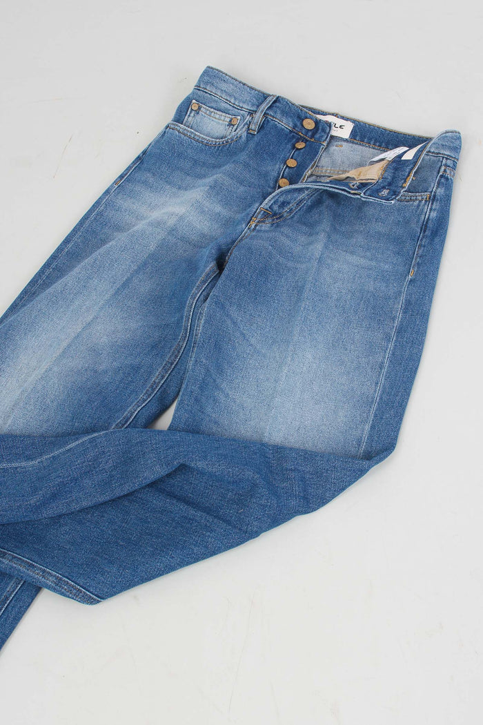 Jeans Vintage Gamba Larga Blue-9