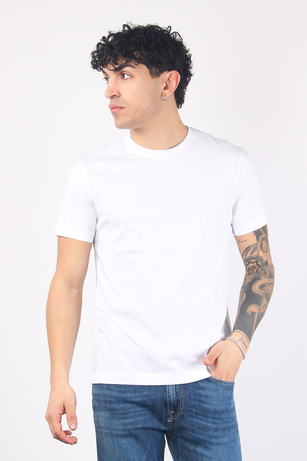 T-shirt Jersey Ricamo Bianco