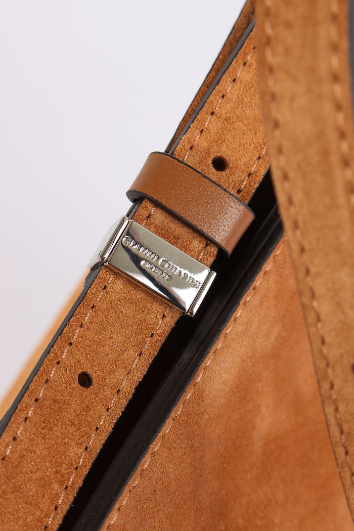 Bloom Shopping Camoscio Borchi Caramello-10