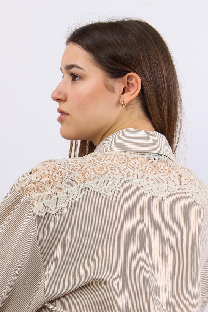 Camicia Riga Retro Pizzo Beige-7
