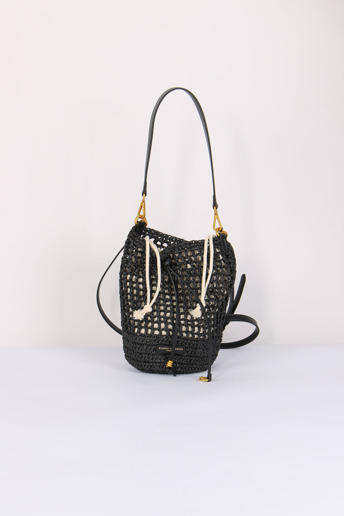 Nefeli Secchiello Paglia Nero