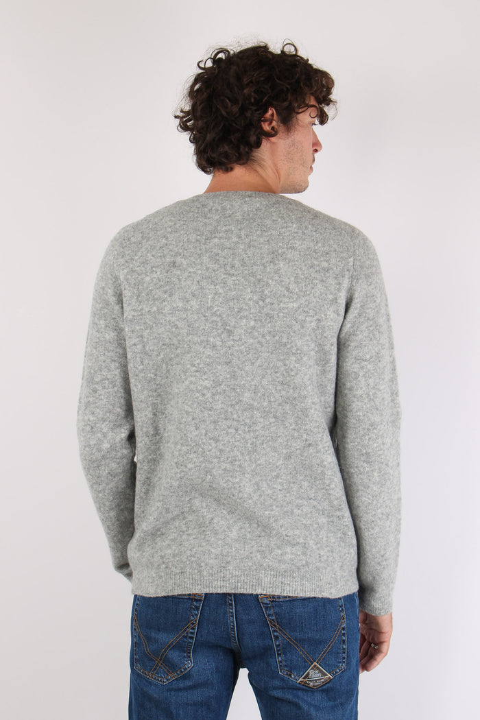 Maglia Girocollo Lana Merinos Elas Perla-4