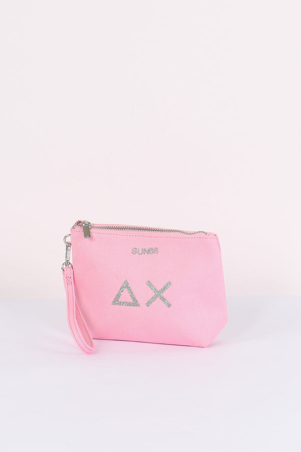 Mini Pochette Canvas Fuxia-2