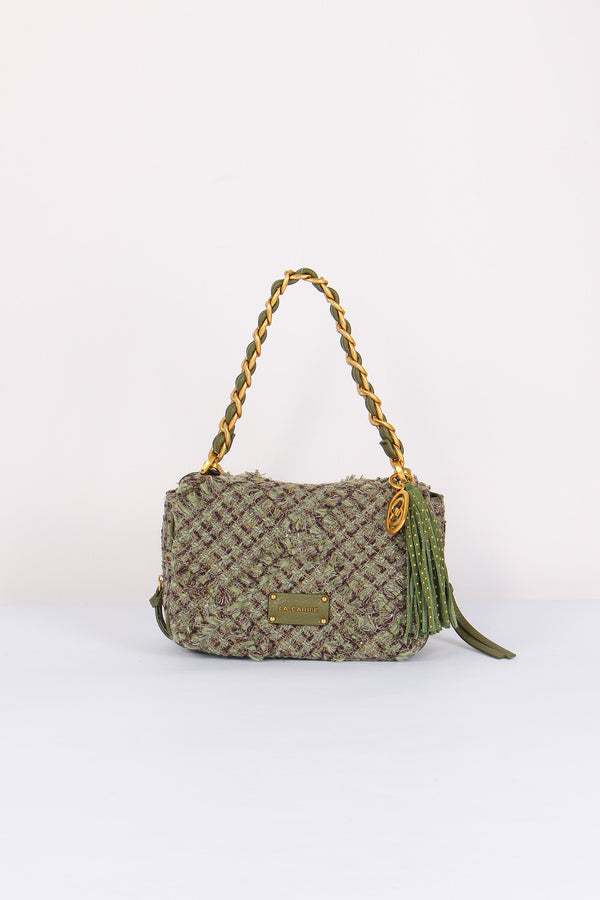 Tracolla Media Chanel Green