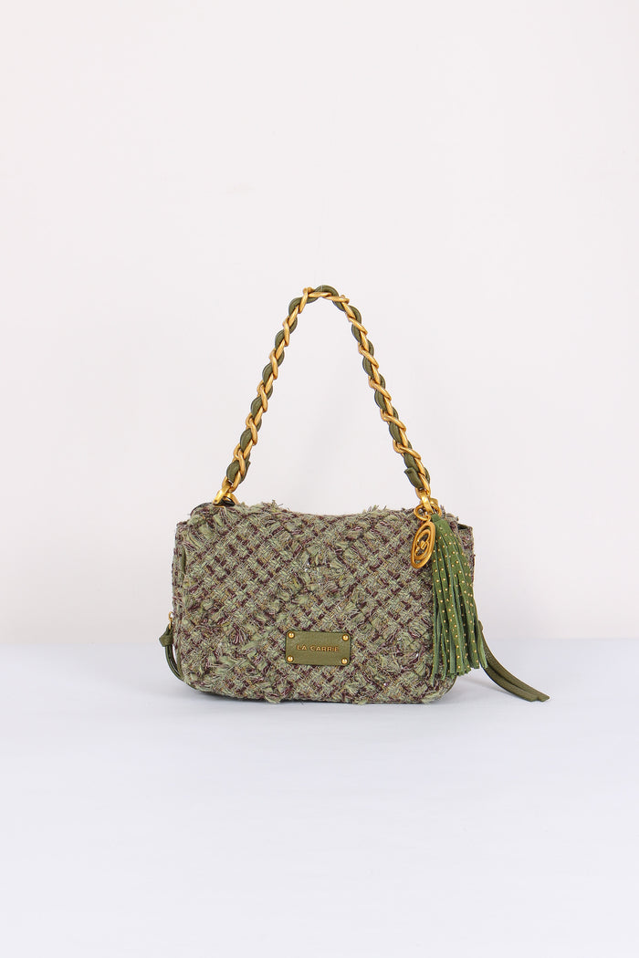 Tracolla Media Chanel Green