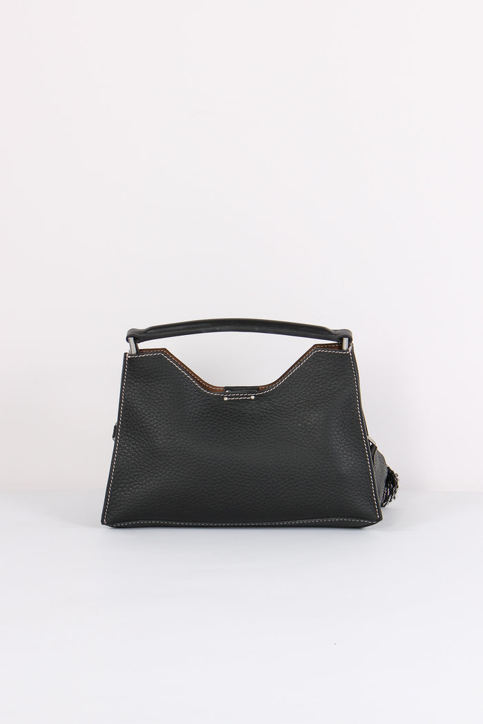 Aurora Shopping Trapezio Small Nero/castoro