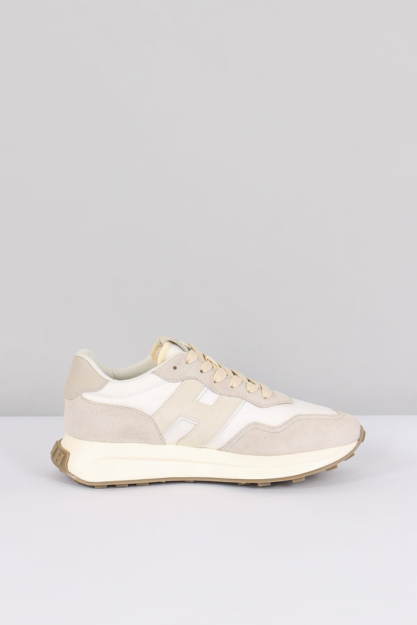 Sneaker H641 Camoscio Bianco/grigio