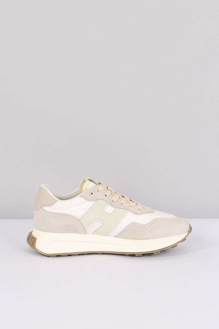 Sneaker H641 Camoscio Bianco/grigio
