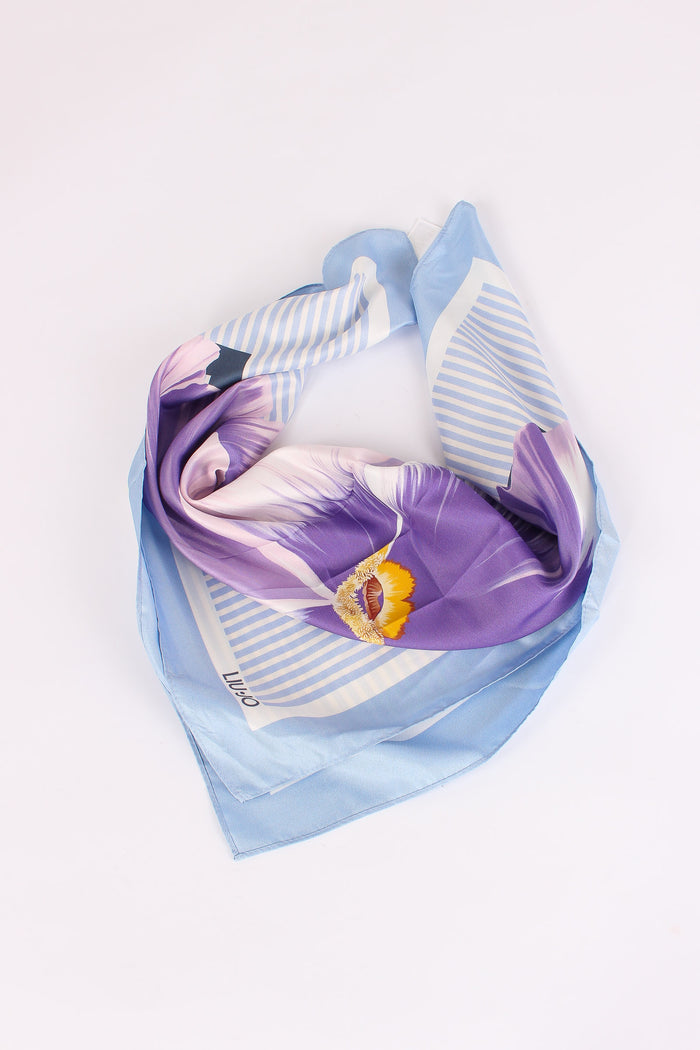 Ecs Foulard Flowers Viola-4
