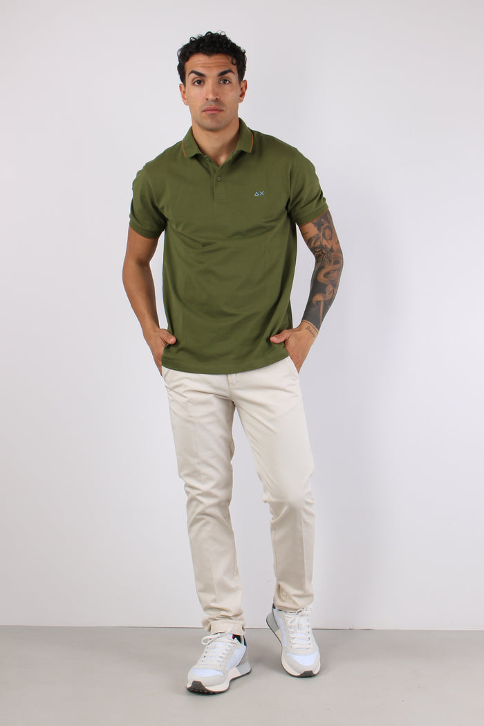 Polo Profilo Sottile Verde-6