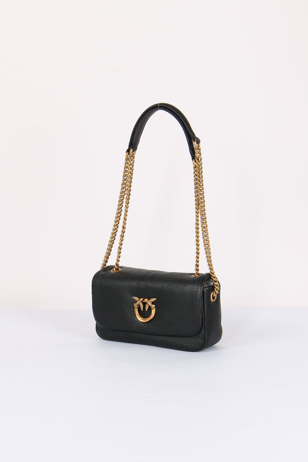 Tracollina Click Soft Mini Nero/antique Gold-2