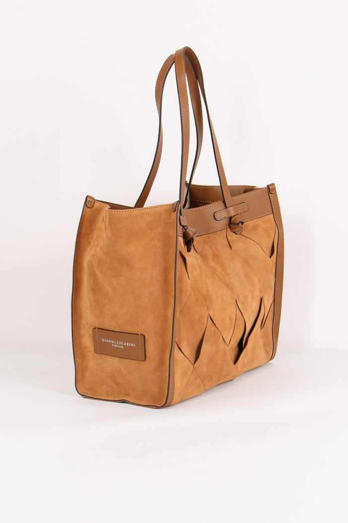 Shopping Pelle Intrecciata Caramello-5