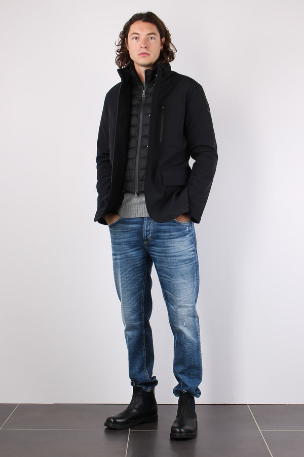 Field Jacket Nylon Nero-2