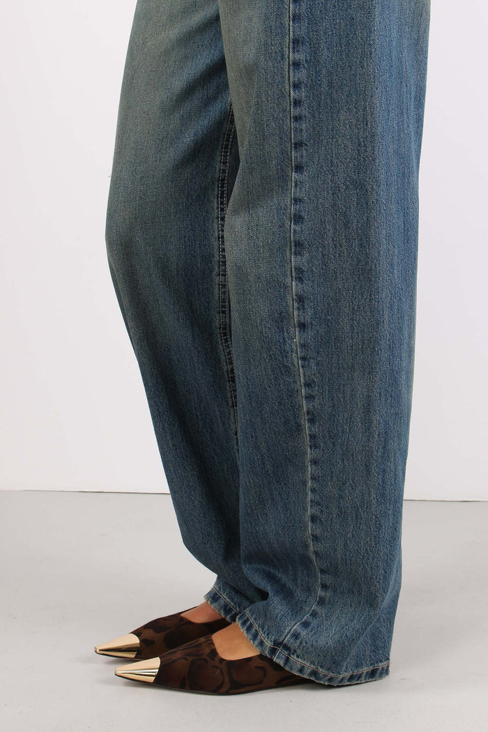 Denim Balloon Lavaggio Te Denim Blu-7