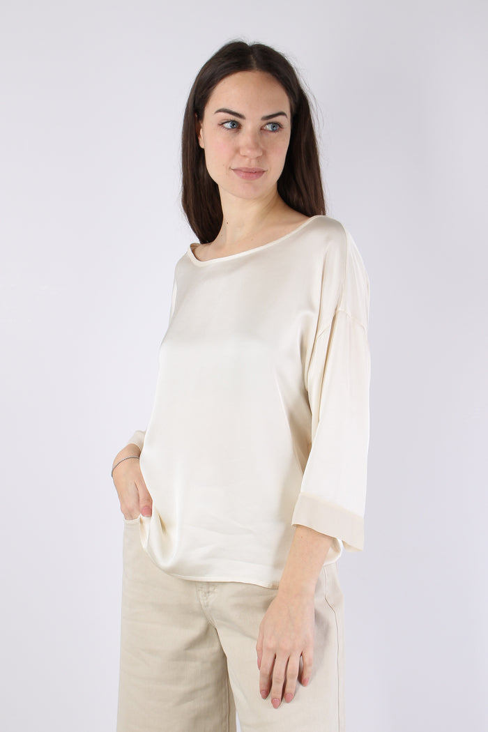 Blusa Manica 3/4 Panna-3