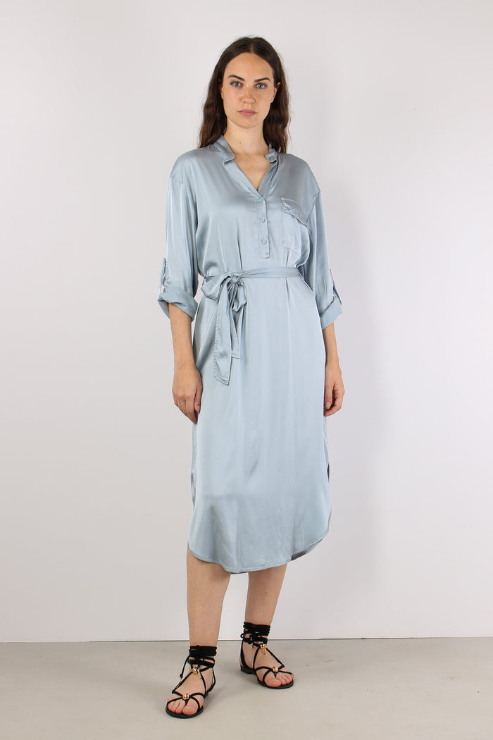 Abito Chemisier Mc Stretch Azzurro-2