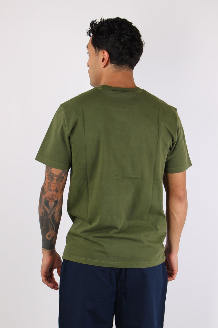 T-shirt Logo Patch Verde-4