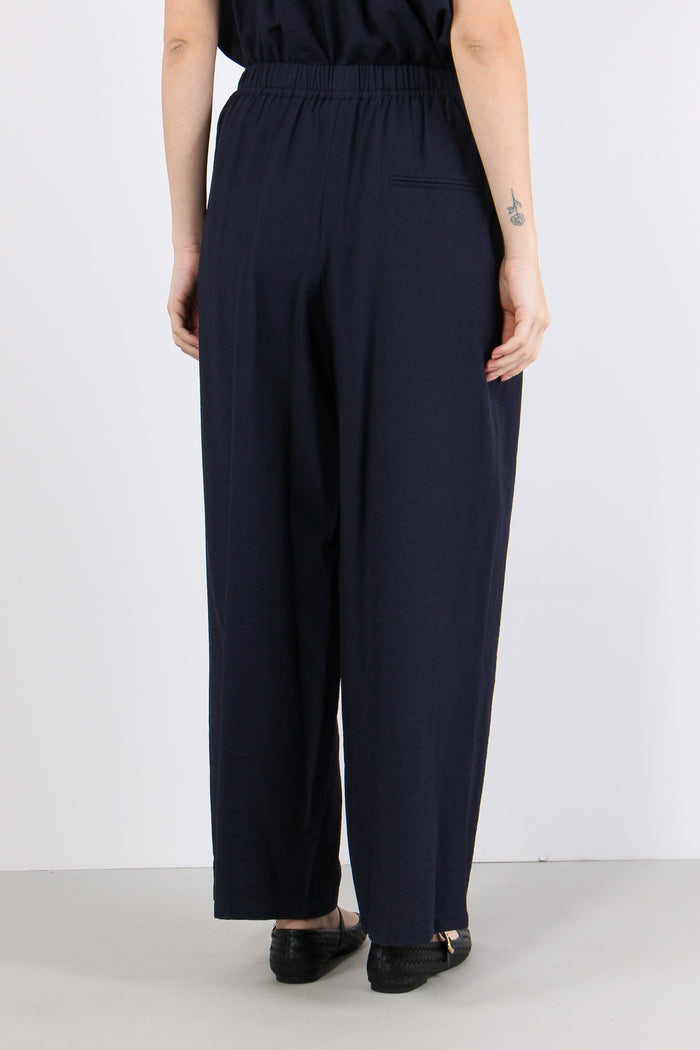 Pantalone Coulisse Blu Navy-4