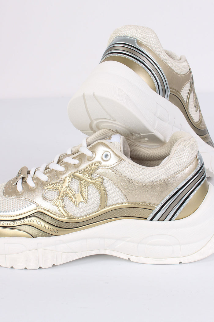 Glammy 04 Sneaker Metalizzat Mesh Gold-7