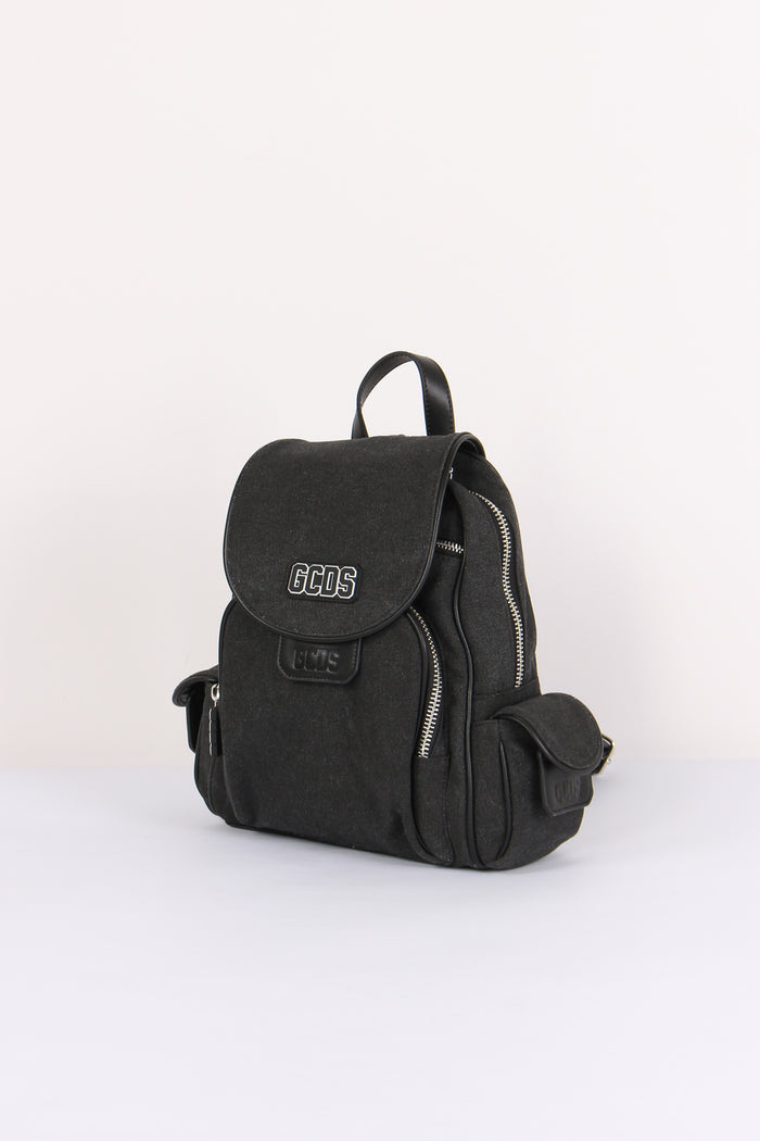 Zaino Denim Logo Black-5