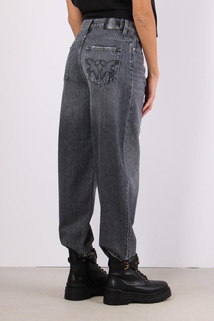 Estelle Denim Carrot Logo Tasc Denim Scuro-6