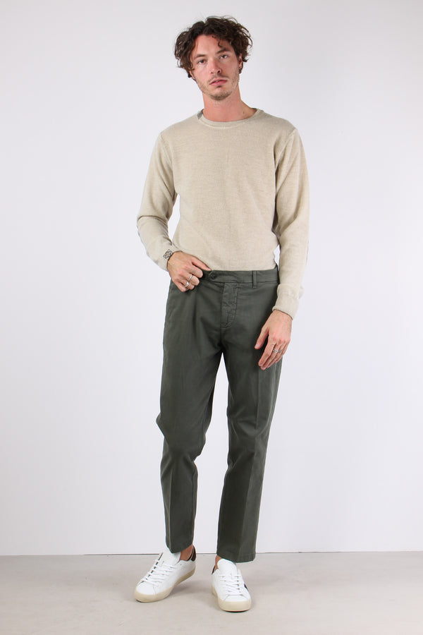 Pantalone Chino Gabardina Green