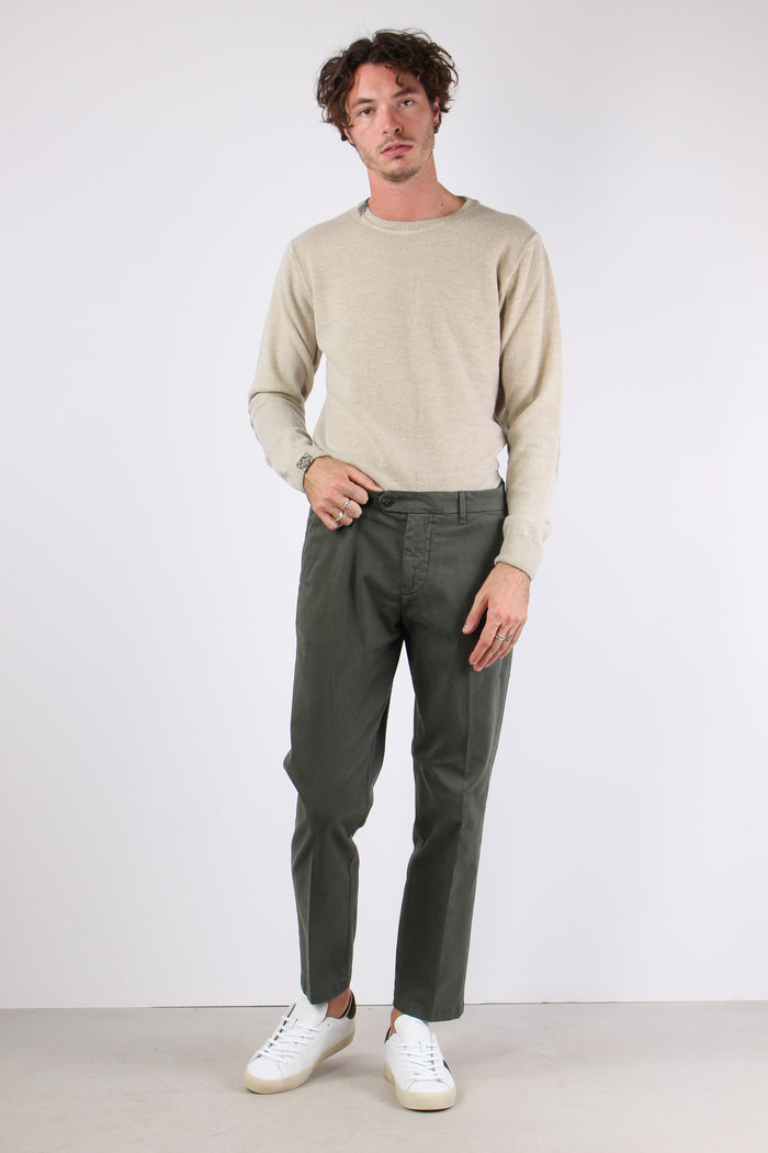 Pantalone Chino Gabardina Green