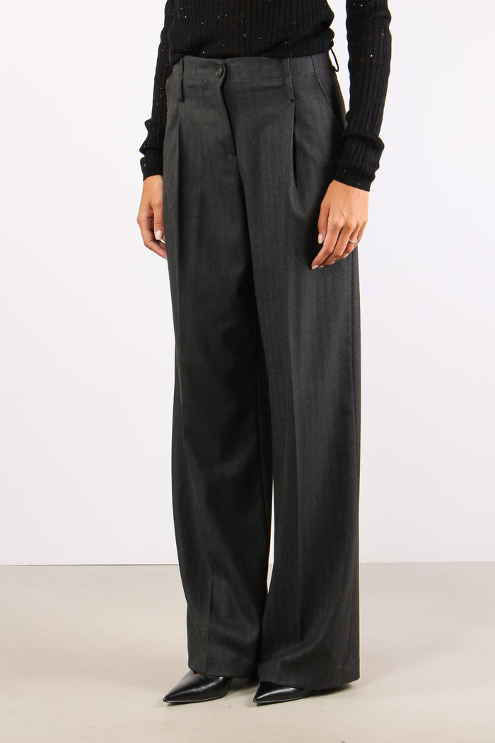 Pantalone Dritto Pences Grigio-4