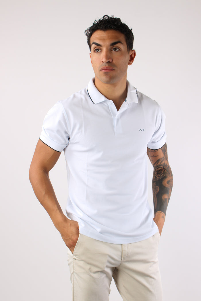 Polo Profilo Sottile Bianco-3