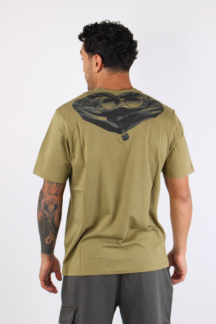 T-shirt Stampa Occhiali  Dried Herb-5