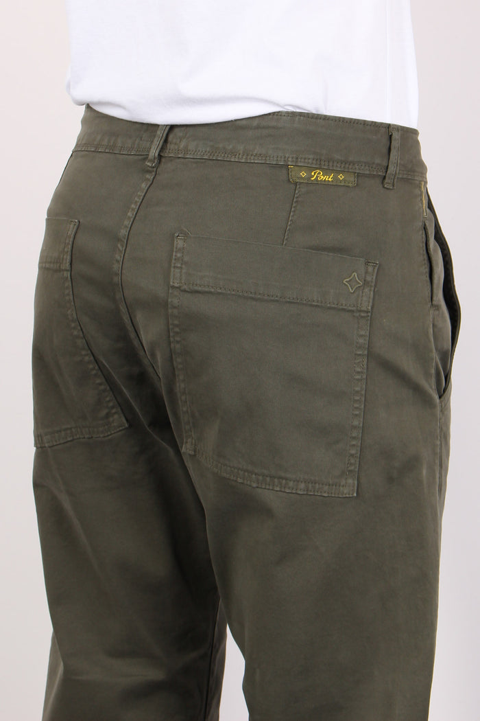 Denim Cargo Fit Militare-6