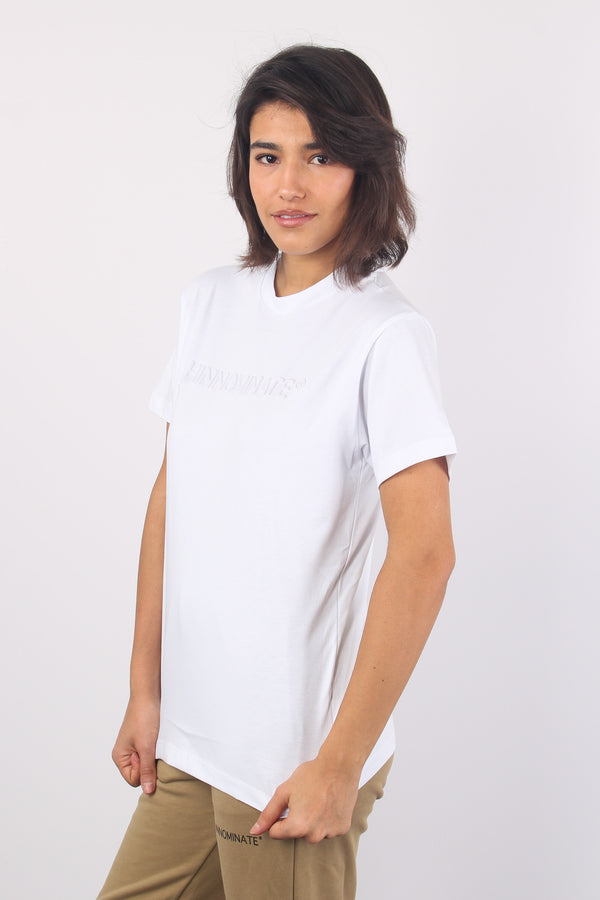 T-shirt Mezza Manica Bianco-2