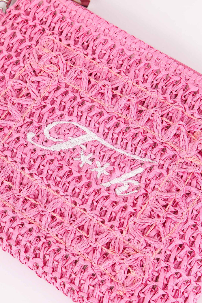Pochette Rafia Fucsia-7