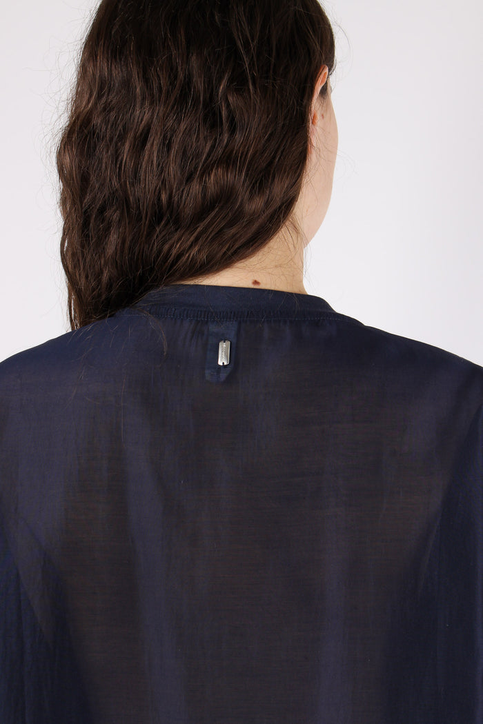 T-shirt Scavo V Organza Blue-8