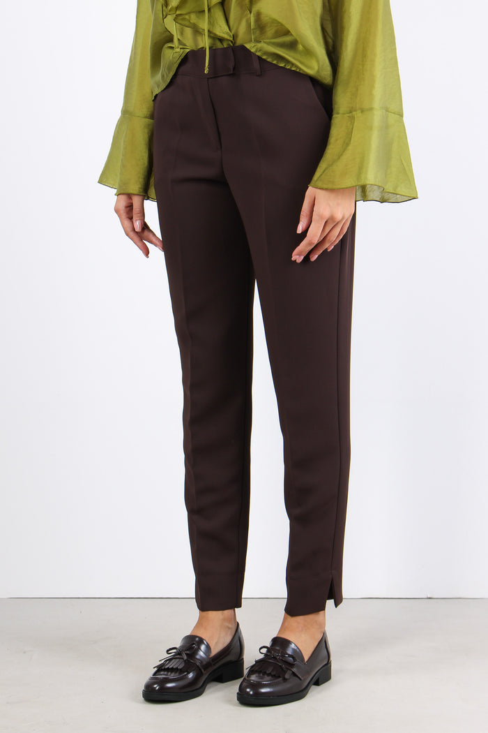 Pantalone Sigaretta Fluido Moro-3