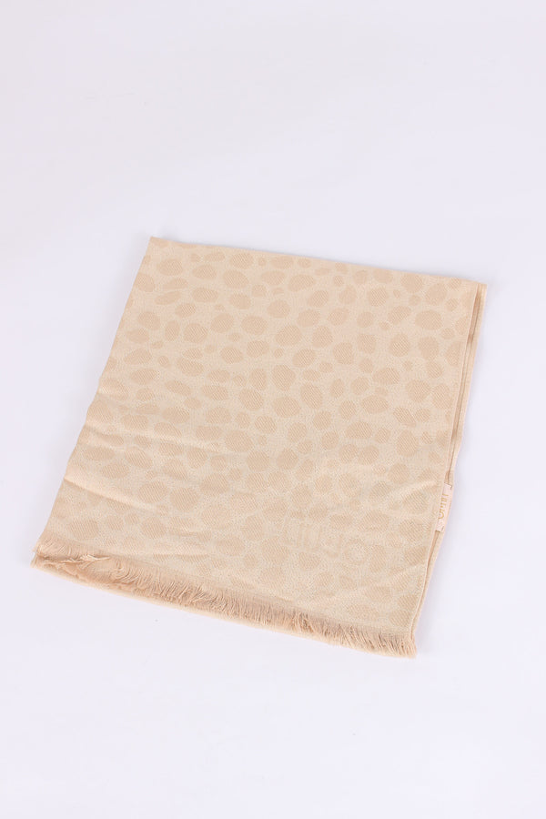 Stola Animalier Lurex Sabbia