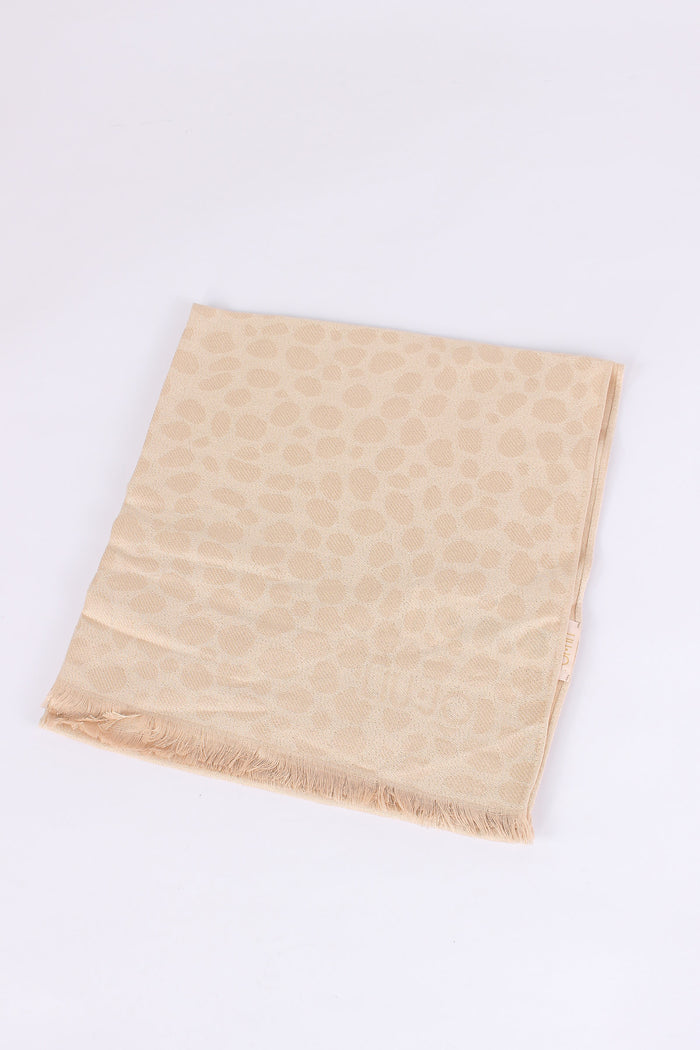Stola Animalier Lurex Sabbia